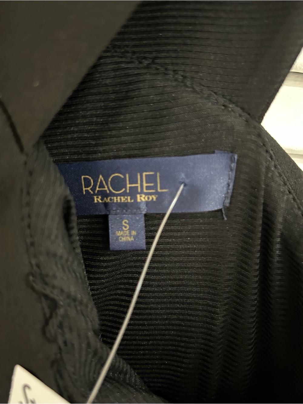 RACHEL Roy Black Cold Shoulder Wide-Leg Jumpsuit. - Picture 2 of 12